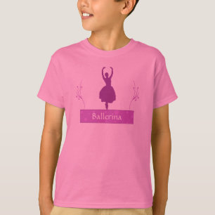 Ballerina Personalised Girls T-Shirt