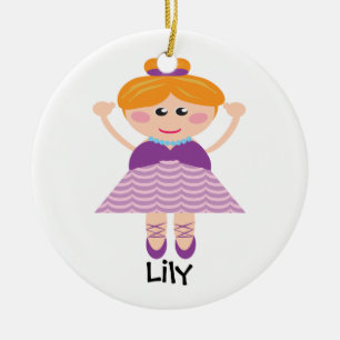 Ballerina Personalised Ornament