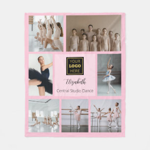 Ballerina Photo Collage Fleece Blanket