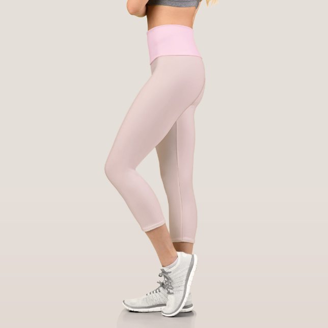 Ballerina Pink High Waisted Capris (Left)