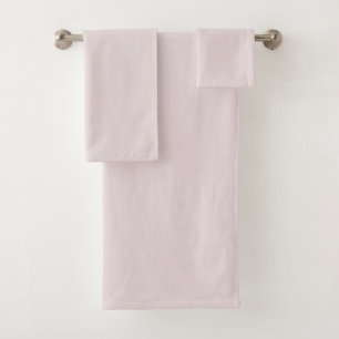 Ballerina Pink Solid Colour Bath Towel Set