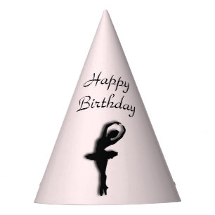 Ballerina Pirouette in Garden Green Party Hat