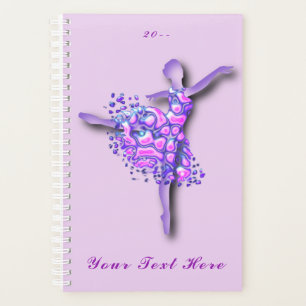 Ballerina Planner Ballet Dancer Girl Customisable