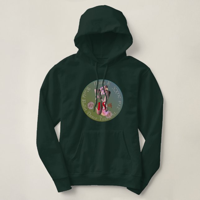 Ballerina Pointe Dance Troupe Hoodie (Design Front)
