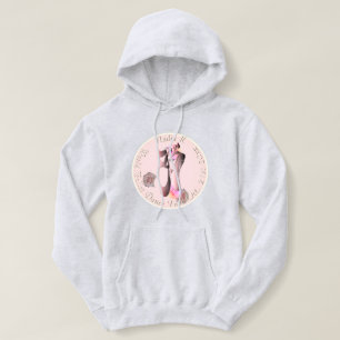 Ballerina Pointe Pink Dance Troupe Hoodie