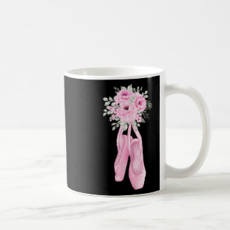 Ballerina Pointe Shoes Flowers Ballet Dancer Sprin Coffee Mug