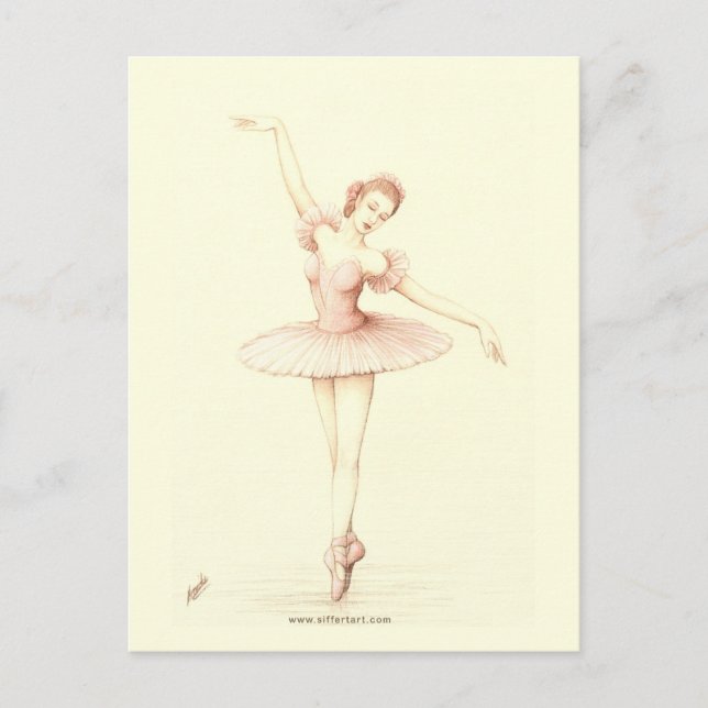 Ballerina Postcard (Front)