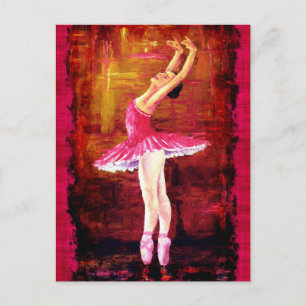 Ballerina Postcard
