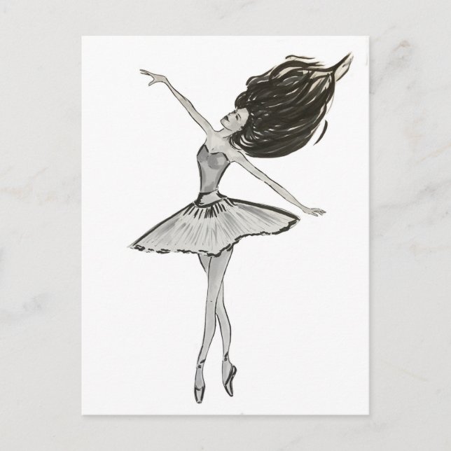 Ballerina Postcard (Front)