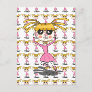 Ballerina Postcard