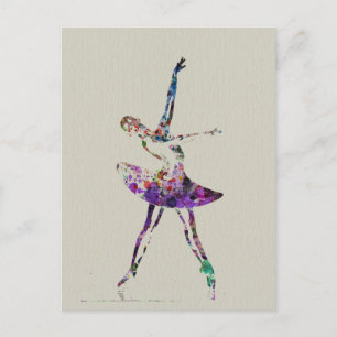 Ballerina Postcard