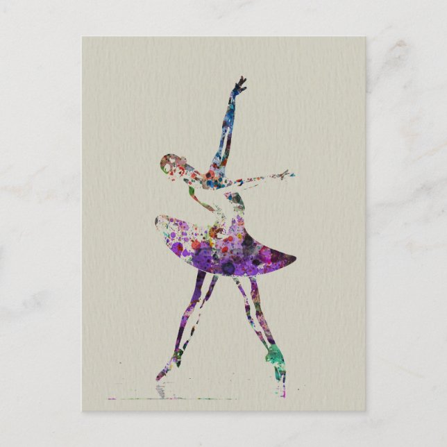Ballerina Postcard (Front)