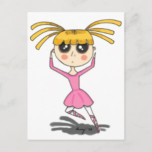 Ballerina Postcard