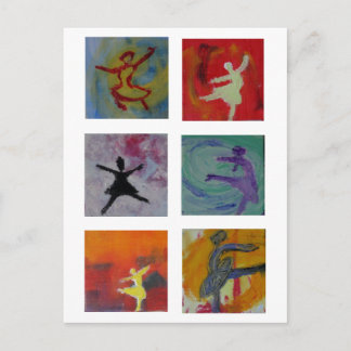 ballerina postcard