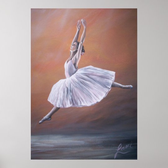 Ballerina Poster Zazzle.co.uk