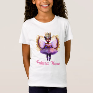 Ballerina princess fairy cartoon 3D melanin DIY T-Shirt