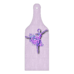 Ballerina Purple Cutting Boar Ballet Dancer Girl Board