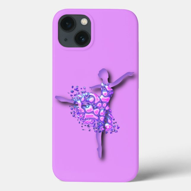 Ballerina Purple iPhone Case Ballet Dancer Woman (Back)
