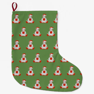 Ballerina Rhino - Christmas Special Large Christmas Stocking