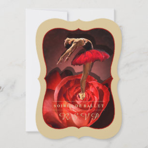 Ballerina Rose - RSVP Card