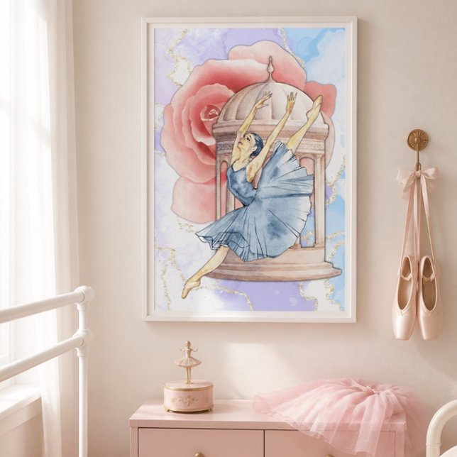 Ballerina Rose Wall Art (Creator Uploaded)