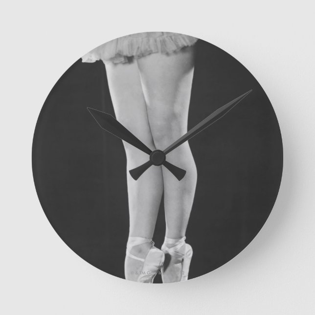 Ballerina Round Clock (Front)