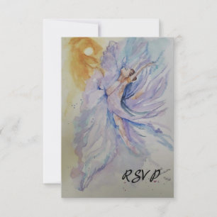 Ballerina RSVP Card