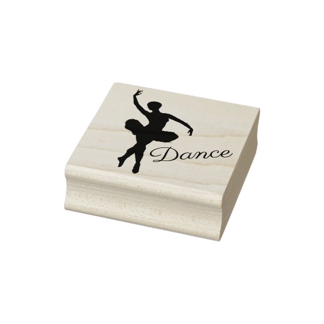 Ballerina Rubber Stamp (Stamp)