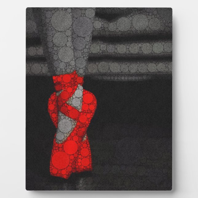 Ballerina Shoes Cute Ballet Plaque (Front)