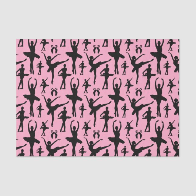 Ballerina Silhouette Tissue Paper (Front)