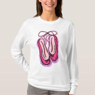 Ballerina slippers ladies hoodie T-Shirt