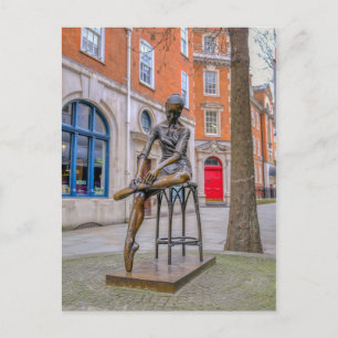 Ballerina Statue, Covent Garden London Postcard