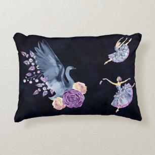 Ballerina Swan Dance Decorative Cushion