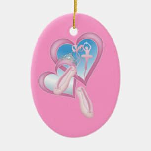 Ballerina Sweetheart Ceramic Tree Decoration