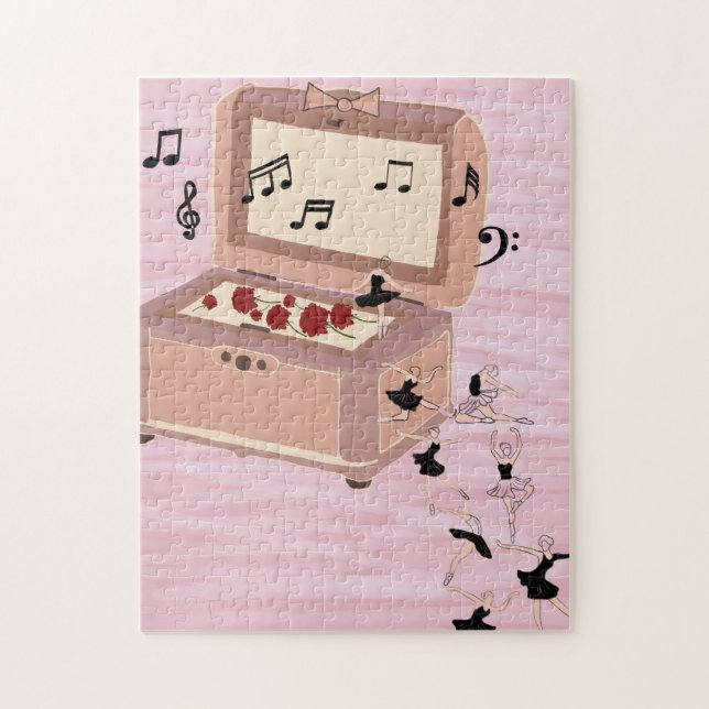 Ballerina Symphony in a Box - Ballerina Art Jigsaw Puzzle (Vertical)