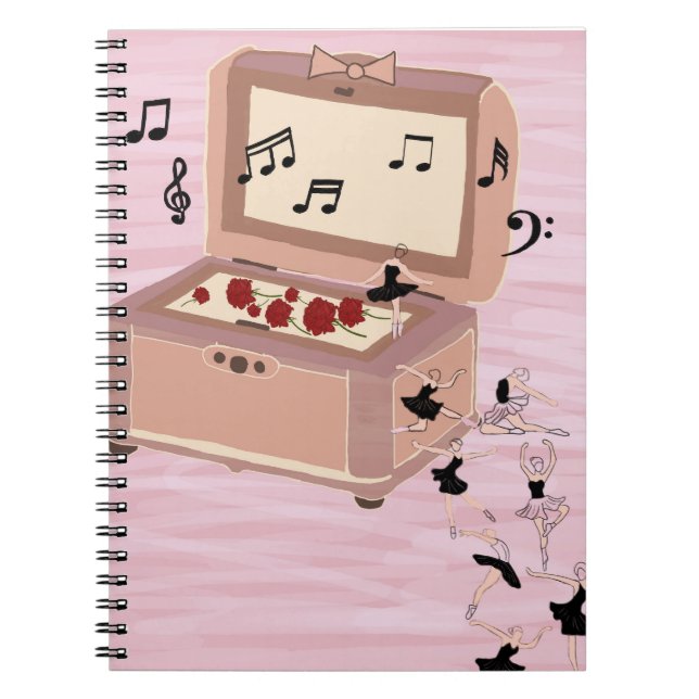 Ballerina Symphony in a Box - Ballerina Art Notebook (Front)