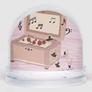Ballerina Symphony in a Box - Ballerina Art Snowglobe
