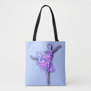 Ballerina Tote Bag Ballet Dancer Girl