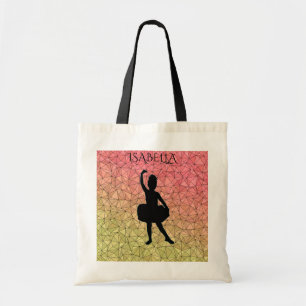 Ballerina tote with personalised name. bag