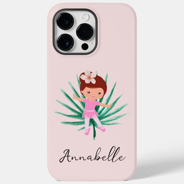 Ballerina Tropical Life Case-Mate iPhone Case (Back)