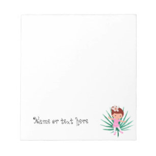 Ballerina Tropical  Notepad