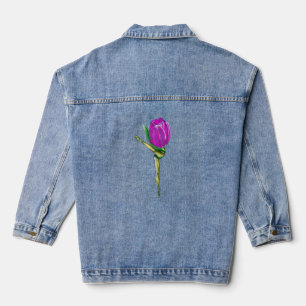 Ballerina Tulip Ballet Dance Denim Jacket
