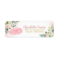 Ballerina Tutu Baby Shower Address Label