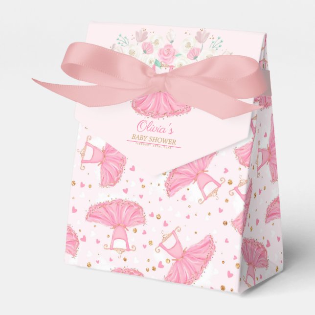 Ballerina Tutu Dress Favour Box (Front Side)
