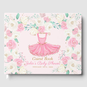 Ballerina Tutu Dress Guest Book