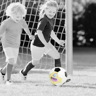 Ballerina unicorn  pink dress soccer ball