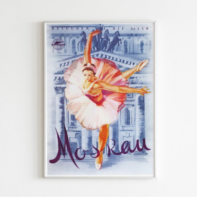 Ballerina Vintage Soviet Poster (Creator Uploaded)
