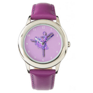 Ballerina Watch Ballet Dancer Woman - Purple