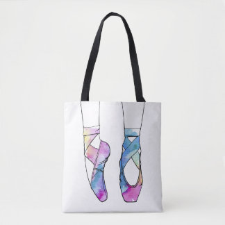 Ballerina Watercolor Ballet  Tote Bag