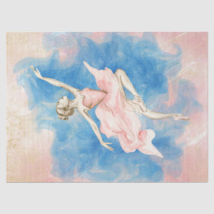 Ballerina Watercolor Decoupage Tissue Paper